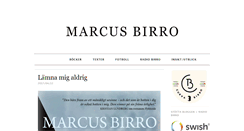 Desktop Screenshot of marcusbirro.se