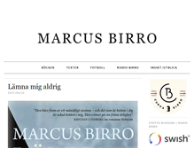 Tablet Screenshot of marcusbirro.se